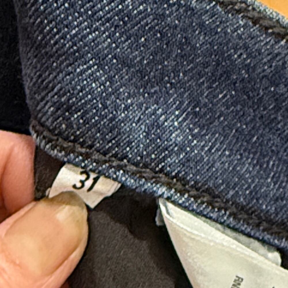 Hudson Heidi High Rise Flare Jeans in a dark blue wash - Picture 7 of 9